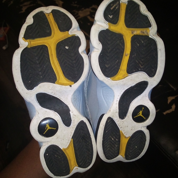 Kids Jordan 13 Flint Grey size 13c - Picture 8 of 9